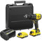 Stanley FatMax 18V 2-Gang Akku-Schlagbohrschrauber SFMCD715D2K (2.0Ah, max. Drehmoment 60 Nm, bürstenloser Motor mit Planetengetriebe, LED-Licht, inkl. 2 Akkus, Ladegerät, Gürtelclip & Koffer)
