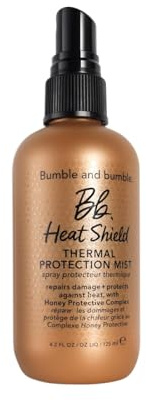 Bumble and bumble. Heat Shield Thermal Protection Hair Mist | Frizz Control, Damage Repair, Heat Protection Spray, Color Safe | Curly, Wavy, Straight, Mini Travel Size, 125 ml