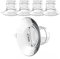 4PCS Flange Inserts 17MM, Compatible with KISSBOBO ABP-1508/ABP-1508Pro, Portable Breast Pump Flanges, Milk Collector 24MM Universal