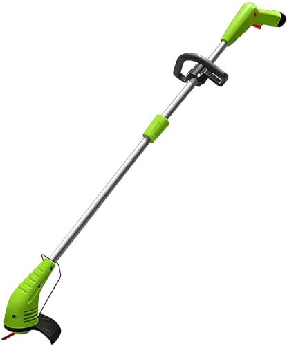 DEMCAY Cortasetos Cortacésped Cortacésped telescópico inalámbrico Cortadora de césped inalámbrica de 12 V Bordeadora de Cuchillas con Cargador for Cortar césped y césped de jardín