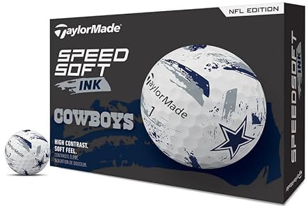 TaylorMade Golf Speed Soft Ink NFL Dallas Cowboys Dozen