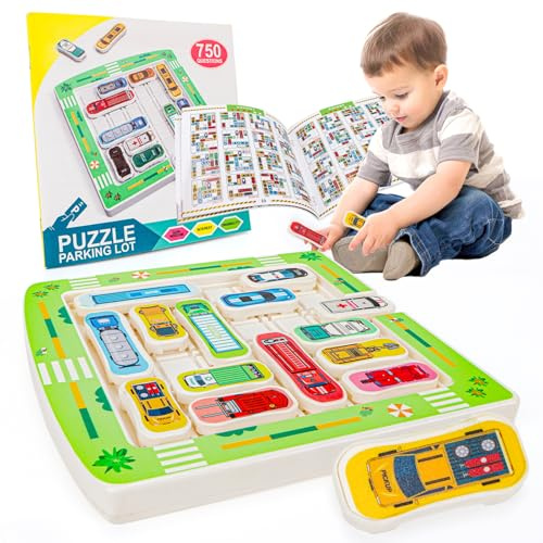 Yooyan Juegos de aparcamiento, juegos de lógica a partir de 6 años, juguete para coche, juego de lógica con 750 niveles, pensamiento lógico rompecabezas juegos a partir de 3, 4, 5, 6, 7, 8 años