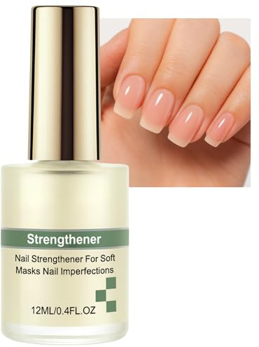 Nail Strengthener,Extra Strong Nail Polish Strengthener for Damaged Nails, Nail Hardener Repair Serum Nail Growth Oil, Nail Repair Polish for Weak, Thin, Peeling Nails, Strengthening