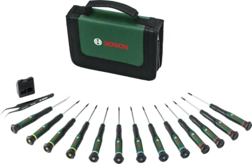 Bosch Set de 15 destornilladores de precisión (Accesorios Herramientas Manuales)