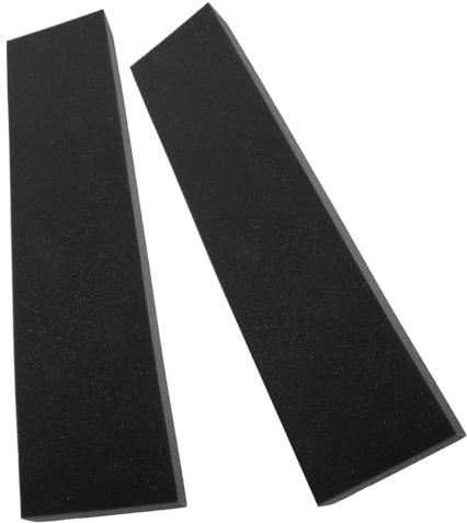 Healvian Lot de 2 Panneaux D'isolation Automobile 120mm, Mousse Isolante Ignifuge, Bande Anti-bruit pour Passage de Roue et Pneus, Tapis D'insonorisation Thermique pour Compartiment