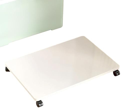 Skrivbordsskrivarvagn – 45 x 30 cm, mångsidig rullorganisatör, 35 kg viktkapacitet | bräda med hög densitet, bärbart rullverktyg | kraftig apparatrulle vardagsrum tvättmaskin