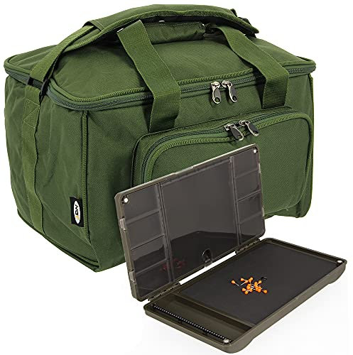 NGT Carp Fishing Carryall Bag Storage with Tackle Box Rig Board Magnetic Box