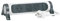 LEGRAND, Drehbare Steckdosenleiste, 3-fach Steckdose, Mehrfachsteckdose, Wand- oder Tischmontage, LED-Ein/Aus-Schalter, 1,5m Kabel, Ultraweiß/Dunkelgrau, 694527