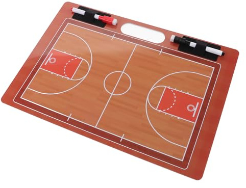 CONGARTENO Lavagna Tattica da Basket in PVC Leggera Palla Sportiva, Tabellone per Allenamento Indoor e Partite, Lavagna Multifunzionale per Istruttori e Squadre di Pallacanestro