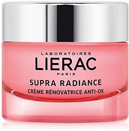 Lierac Supra Radiance Crema Viso Antirughe Illuminante con Acido Ialuronico, Pelle da Normale a Secca, Formato da 50 ml