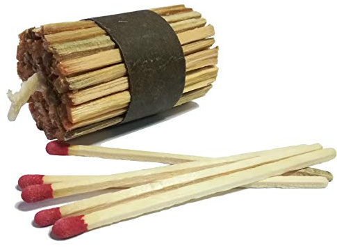 96 Pezzi. Accendifuoco K-LUMET per Grill + fiammiferi, antipasti a Carbone, Stufa e caminetto, Barbecue e braciere