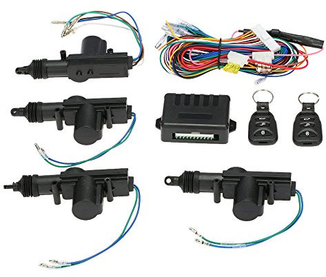 Serratura centralizzata universale per auto, sistema di ingresso per porta auto senza chiave, kit con 2 telecomandi di blocco centrale
