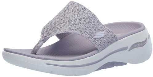 Skechers Damen Flip-Flop, Flieder, 42 EU