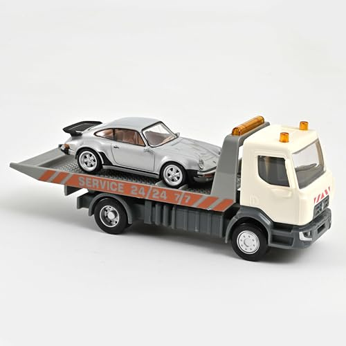 NOREV Dépanneuse Plastigam et Porsche 911 Jet-Car 1/43, Blanc
