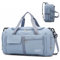 Myhozee Sporttasche Damen Reisetasche Faltbar 45x23x26cm Sportrucksack Kleine Gym Duffel Bag Sport Tasche Weekender Bag Rucksack mit Schuhfach und Nassfach für Sport, Sauna, Fitness & Reisen
