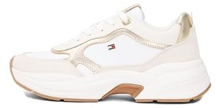 Tommy Hilfiger TH Chunky Runner Me, 0Hu, 37 EU 0HU - Gold White Ecru 37