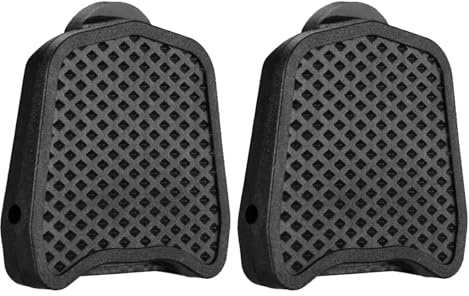 Piastra per pedale compatibile con Look Keo, 2 pezzi di adattatore per piattaforma di pedale per bicicletta, adattatore per piastra per pedale da corsa, convertitore antiscivolo per pedali a scatto