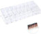 Dadabig 1 Stück Lippenstift Organizer Acryl Lippenstift Halter Lippenstift Aufbewahrung Klar Kosmetik Organizer Make Up Organizer Lippenstift Ständer Transparent für Schminktisch Oragnizer(24 Plätze)