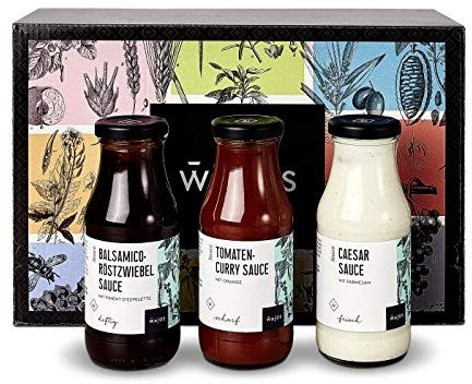 Wajos Saucen SET mit Geschenkbox 3x 245ml