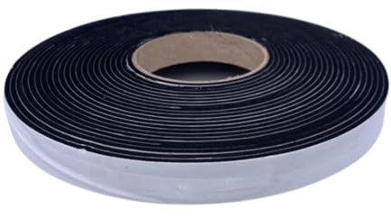 ACIT 3mm/5mm Thick Epdm Roll, Black Adhesive Gasket, EPDM Adhesive, Rubber Strip Adhesive, DIY Seal, Door, Window, Shower, Refrigerator (10mt x 10mm, 5mm Thickness, 1 Roll)
