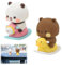Juego de 2 Figuras con Pompones de Bubu Dudu, Oso Panda, decoración de Coche Kawaii, Figura con Pompones, Adorno para Coche, Figuras de Osos Panda, Juguete para Regalo para niños