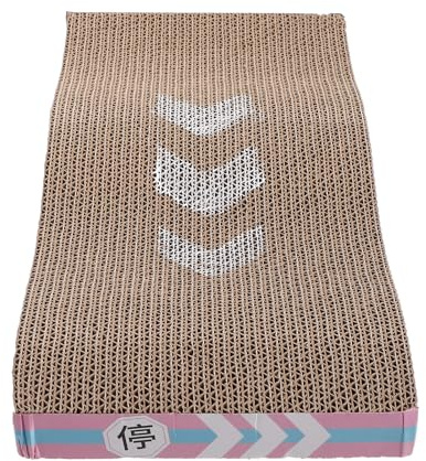 Veemoon Griffoir pour Chat en Sisal Ondulé, à Griffer Interactif, Plateau Combinaison Piste Vague, Stable et Solide, Adapté Maison et Animalerie, Stimulation Naturelle des Griffes,