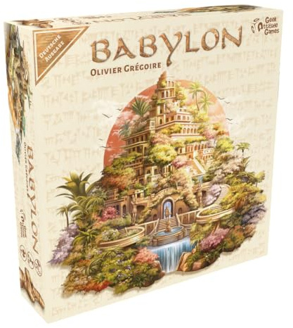 ELZNIR GAMES Babylon tyska – stapelspel – för 2–4 personer – från 8 år, [Flera färger]