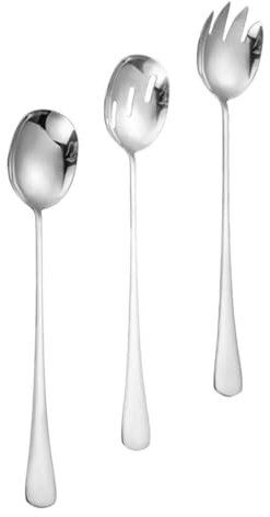 Alipis 3pièces Fourchette Acier Inoxydable Pour Salade Service De Table Fourchette à Dîner Couverts à Salade