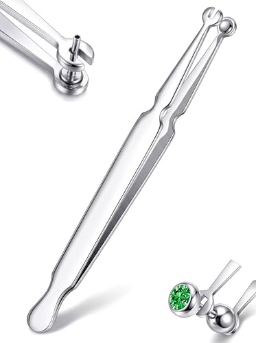 Milacolato 13/17 Pièce Pince Piercing Kit 14G/16G/18G/20G Aiguille Piercing | Acier Chirurgical Piercings pour Ouvrir et Changer Accessoires de Kit pour Oreille, Nez, Lèvre