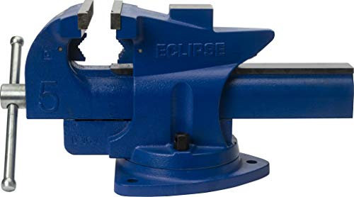 Eclipse Professional Tools EQRV-5 Mechanik-Schraubstock mit Schnelllöse-Funktion, 13 cm