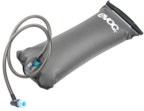 EVOC HYDRATION BLADDER 3l bladder bag for the backpack (leak-proof, easy to fill, flexible tube, bite valve, easy cleaning, pollutant-free), Carbon Grey