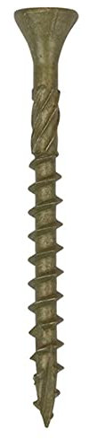 TIMco C2 Decking Screw 4.5 x 50mm - Box 250 GREEN TX20 CSK (50C2D250BX)