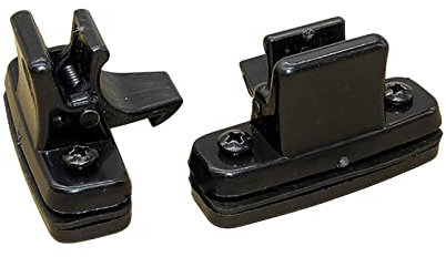 LICHIFIT 2pcs Fibbia Finestra Cabina Porta Finestra Serratura Digger Vetro Chiusura a Scatto Sostituzione per Kubota 155/161/163/165 Escavatore