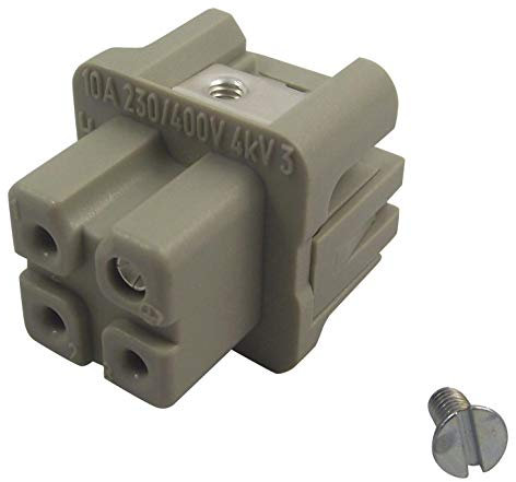 Presa, HAN3A, 3+E via, Connettori per impieghi gravosi Inserti/Moduli, Qty.1 | 0920 003 2711