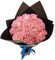 CUCUFA Glitzer Rosen Bouquet 1 Set künstlicher Rosenbouquet -Set enthält 12 Blumen, 12 Stiel, 2 Wickelpapier und 2 Band Romantische Everlasting Fake Flowers, Rose
