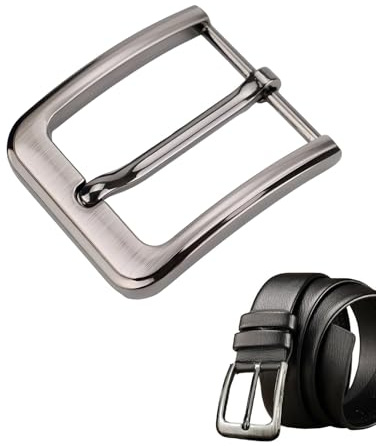 JUKOTA 1 Piezas Hebillas Cinturon,Hebilla De Cinturón De 38-40 Mm,Hebillas De Metal Para Cinturones,Metal De Cinturóns,Hebilla De Repuesto Cuadrada De Una Sola Hombres Para Cinturóns Ancho