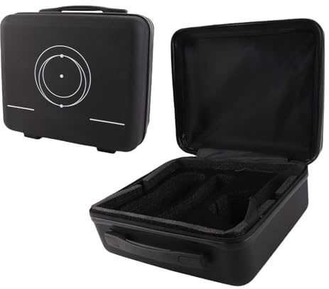 Sxhlseller Mini Satélite Acero Almacenamiento Dura Dura Cabeza de Carretera Dirección de Espuma Caja de Viaje/Cobertura de Viaje para Acampar Al Aire Libre
