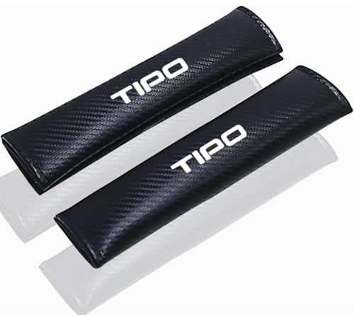 2 Pz Auto Cintura Di Sicurezza Cuscinetti Per Fiat Tipo Fibra Di Carbonio Copre Spalline Morbide Confortevoli Accessori Interni
