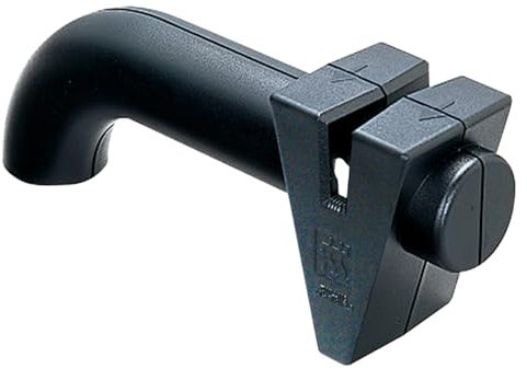 ZWILLING Twinsharp Messerschärfer für Grob- und Feinschliff, Mit voreingestelltem Schleifwinkel, Schwarz [Made in Germany]
