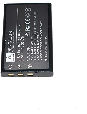 NP-120 Rechargeable Battery Power Backup Replacement 1800mAh for Ordro Andoer D395/V7/V7PLUS/AC1/AC3/AC5/V12 Camcorders