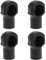 EMSea 4Pcs Gas Spring End Fitting Tailgate Gas Spring Connector Plastic Car Tailgate Air Spring Connector Accessories for Boot Bonnet Car Conversion Caravans M6x10.5mm