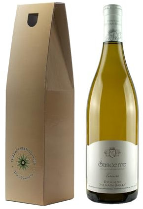 Twelve Green Bottles | Domaine Sylvain Bailly Sancerre Sauvignon Blanc 75cl In Branded Gift Box | 13% ABV