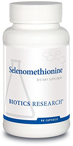 Biotics Research Selenomethionine – High Potency Selenium, Thyroid Gland Function, DNA Production, Cognitive Health, Potent Antioxidant. 90 Capsules