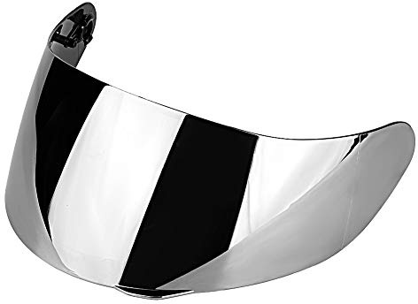 agv k1 visier verspiegelt + Flip Shield Helm Visier Motorrad Wind Shield Helm Linse Visier Shield Vollgesichtsanpassung für FTF K1 K3 SV K5 K5-S(versilbert)