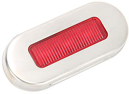 Signal lumineux, lampe à LED de yacht facile à utiliser, finition fine en acier inoxydable pour les navires(red)