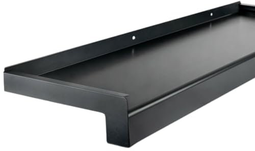 TJ Appui de fenêtre extérieur Aluminium anthracite 180 mm x 600 mm/appui de fenêtre alu ou appui de fenêtre extérieure/tablette de fenêtre extérieure ou rebord fenêtre extérieur