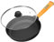 Gusseisenpfanne mit Glasdeckel 20 cm mit Holzgriff abschraubbar Pfanne Gusseisen Bratpfanne Steakpfannen Cast Iron Pan Feuerpfanne für Gasgrill, Backofen, Feuerstelle alle Herdarten inkl. Induktion