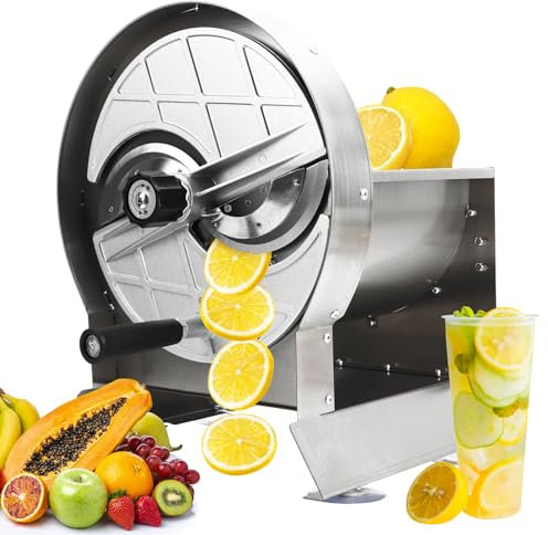 Affettatrice per verdure commerciali, tagliaverdure manuale, taglierina commerciale spessore regolabile verdura taglierina per cucina ristorante versatile utensile cucina 0,2-12mm