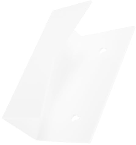 NUOBESTY Organizzatore di Posta per Organizzare la Corrispondenza in Acrilico Bianco da Scrivania e Semplice nel Design Salvaspazio Accessorio Pratico per Ufficio e Scuola