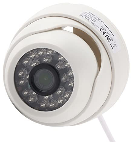 ZASCHMOY Caméra de Vidéosurveillance, Camara Analogica Caméra Analogique Objectif 3,6 Mm Caméra Dôme de Nocturne Infrarouge Caméra de sécurité HD 1080P Caméra de Surveillance 4 en 1 pour